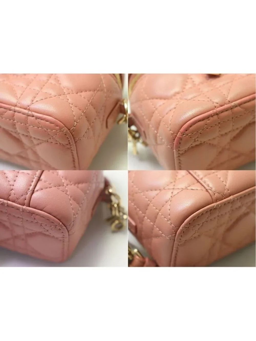Dior Cannage Lambskin 2-Way Vanity Bag